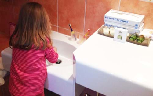 Hotel Alpenrose Kinderwaschbecken