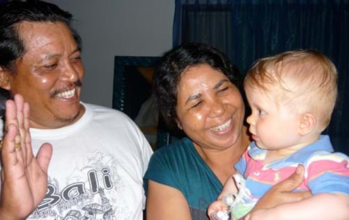 Mit Baby in Bali