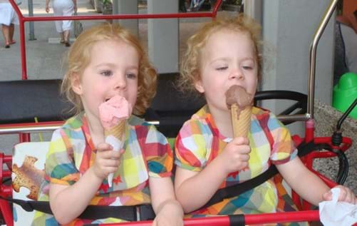 Eis essen Bibione