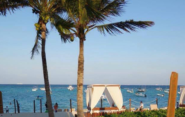 Mexiko-Yucatan mit kleinen Kindern