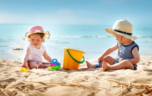 Baby Urlaub Strand