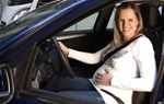 Anschnallen mit Babybauch
