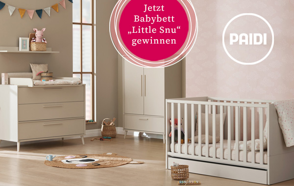 Little Snu von PAIDI gewinnen – ein Bett, das mit eurem Kind mitwächst 