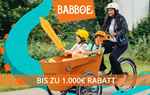Bis zu 1.000 € Rabatt auf Babboe Lastenrad