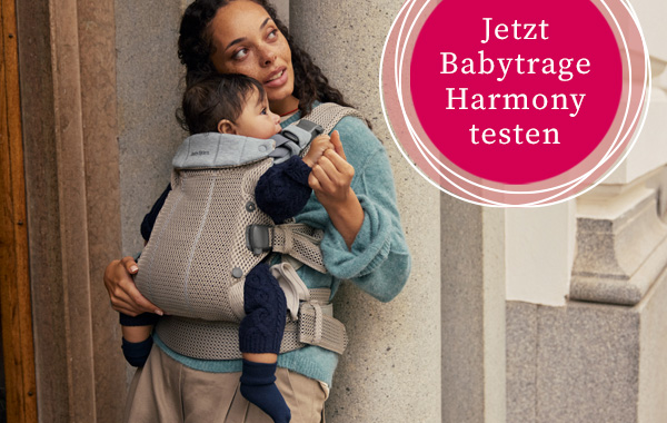 2 Test-Familien gesucht: Produkttest für die neue Babytrage Harmony von BabyBjörn