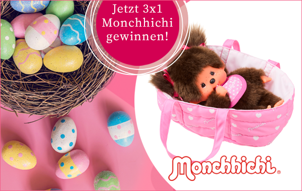 Monchhichi Gewinnspiel zu Ostern: Jetzt teilnehmen & gewinnen