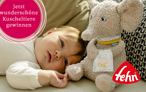 Gewinnt 2 x 2 Kuscheltiere aus der neuen FredErik „Hello Little One“ Kollektion von Fehn!