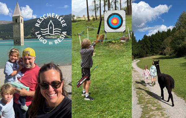 Südtirol mit Kindern: Unser Roadtrip zum Reschensee