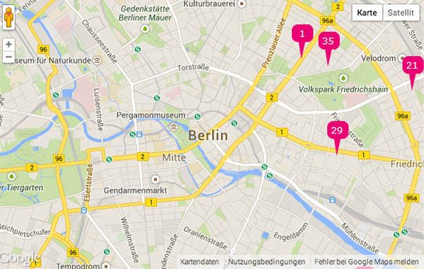 Nützliche Adressen in Berlin