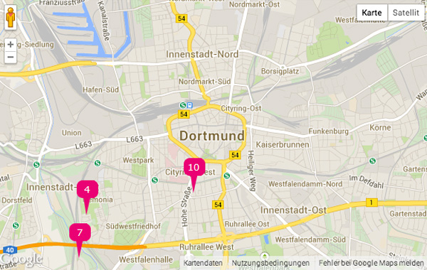 Adressen in Dortmund