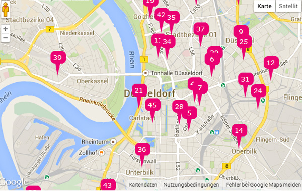 Adressen in Düsseldorf