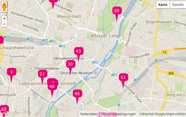 Adressen in München